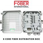 FOBER 8 CORE FIBER DISTRIBUTION BOX