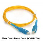 FIBER OPTIC PATCH CORD SC/UPC 5 MTR