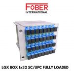 FOBER LGX BOX 1 X 32 SC/UPC