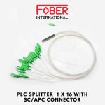 FOBER PLC SPLITTER 1 X 16 WITH SC/APC CONNECTOR