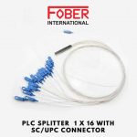 FOBER PLC SPLITTER 1 X 16 WITH SC/UPC CONNECTOR