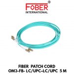 FIBER PATCH CORD OM3 - FB - LC/UPC - LC /UPC 5M